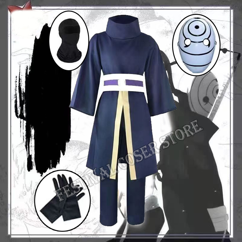 Anime Cosplay Festival - Anime Uchiha Obito Cosplay Costume Halloween