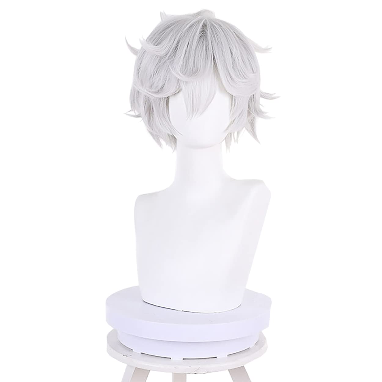 Cosplay Anime White Hair - Gabimaru Wig Cosplay Anime Jigokuraku Grey