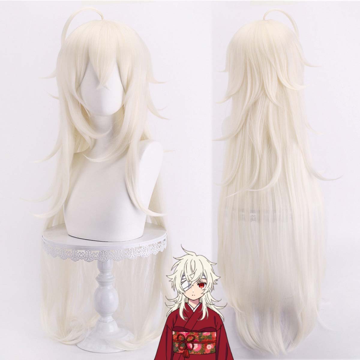 Cosplay Anime White Hair - Anime Summer Time Rendering Haine Cosplay