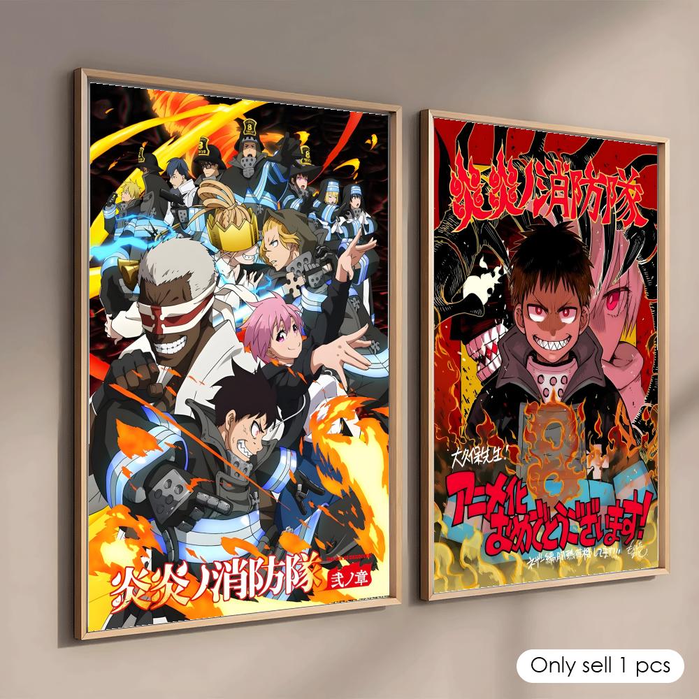 Anime F-Fire Force Poster Deco - Black Clover Grimoire recension och pris