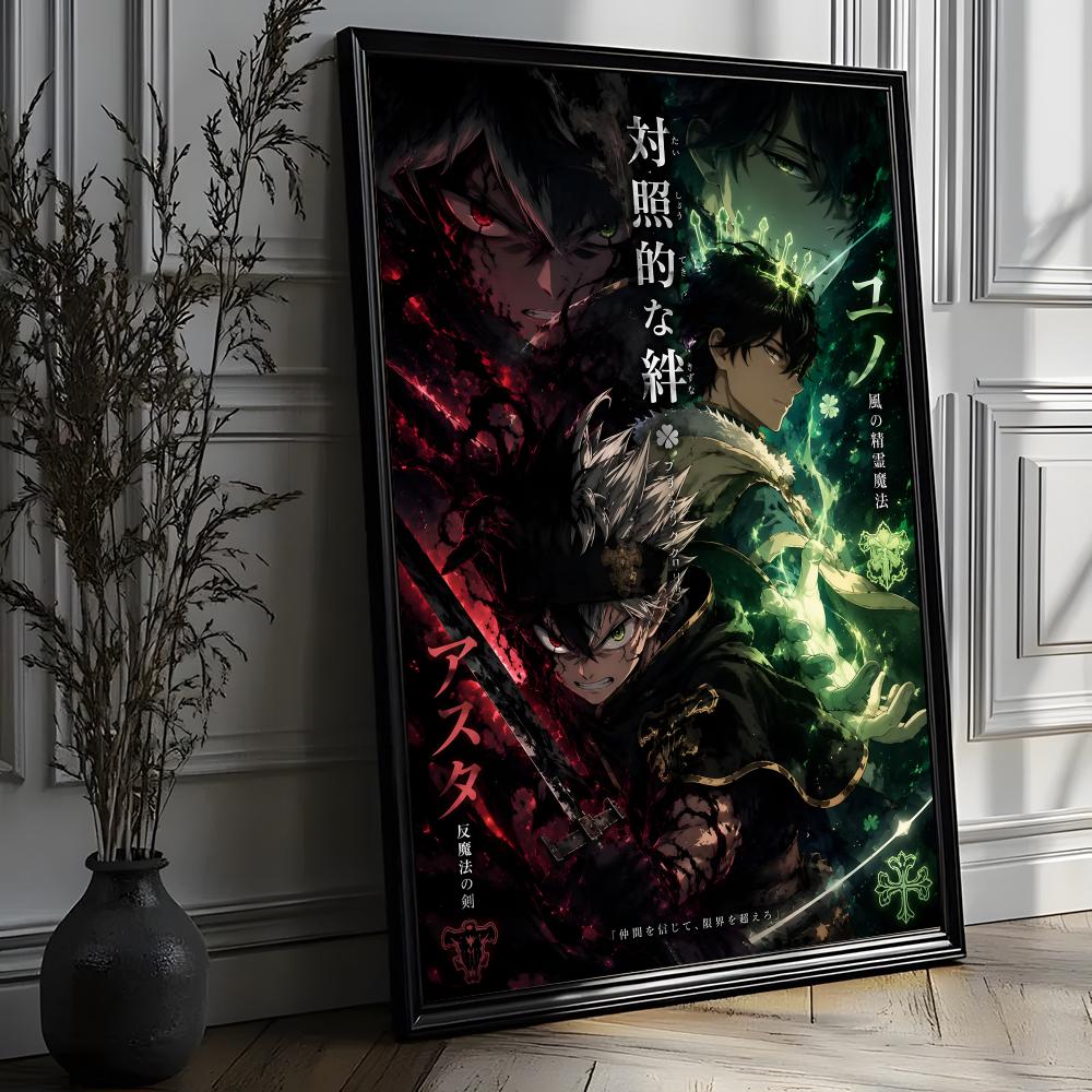 B-black Clover Anime Poster HD - Black Clover Grimoire recension och pris