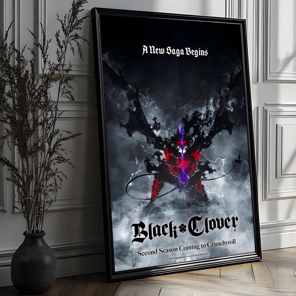 B-black Clover Anime Poster HD - Black Clover Grimoire recension och pris