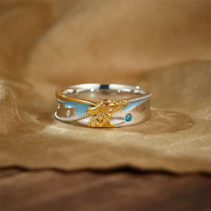 Pokémon Riolu Couple Rings - C - Anime Cosplay For Couples recension och pris