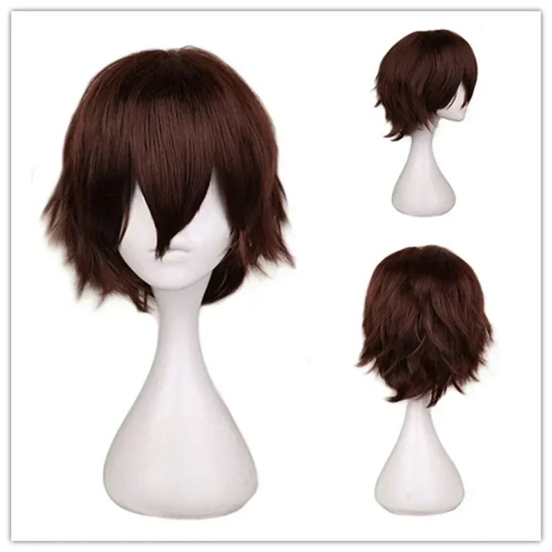 QQXCAIW Male Wig Black White P - Cosplay Anime White Hair recension och pris