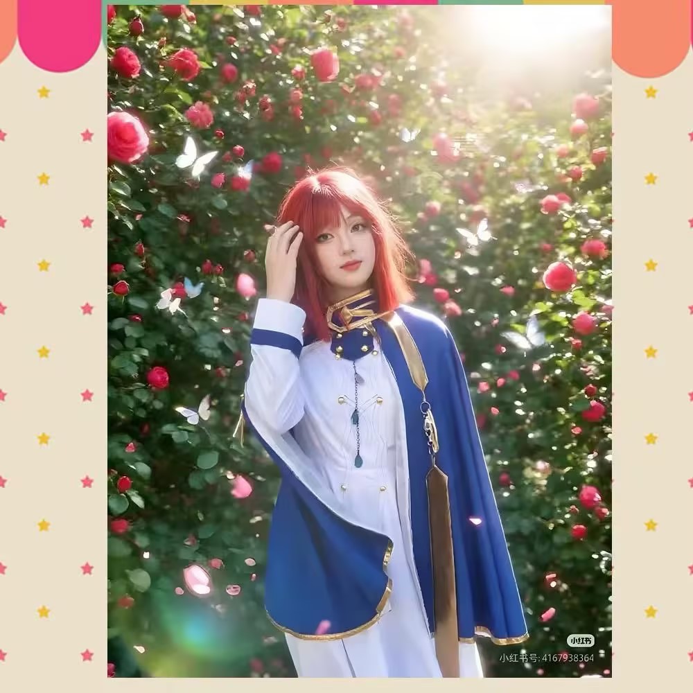 Shirayuki Cosplay Costumes Ani - Cosplay Anime White Hair recension och pris