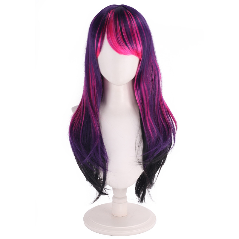 Cos wig purple gradient foal h - Anime Cosplay Recommendations recension och pris