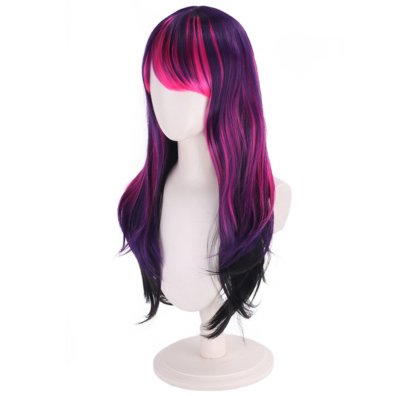 Cos wig purple gradient foal h - Anime Cosplay Recommendations recension och pris