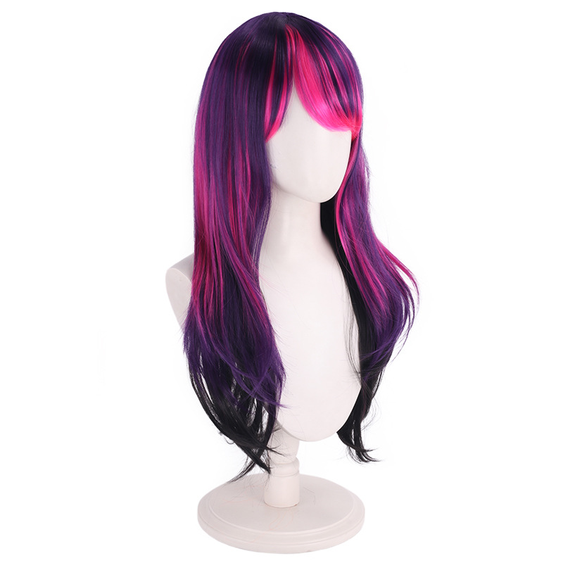 Cos wig purple gradient foal h - Anime Cosplay Recommendations recension och pris