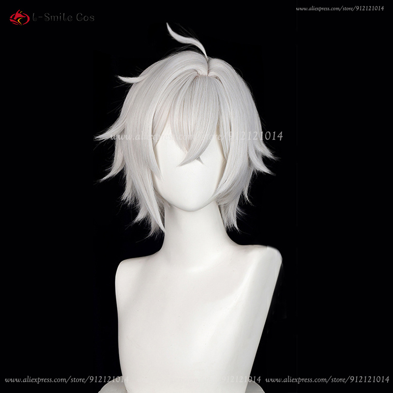 ZZZ Seth Lowell Cosplay Wig 30 - Cosplay Anime White Hair recension och pris