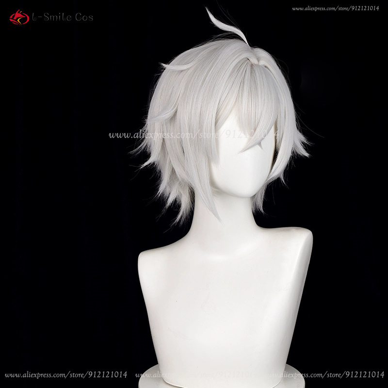 ZZZ Seth Lowell Cosplay Wig 30 - Cosplay Anime White Hair recension och pris