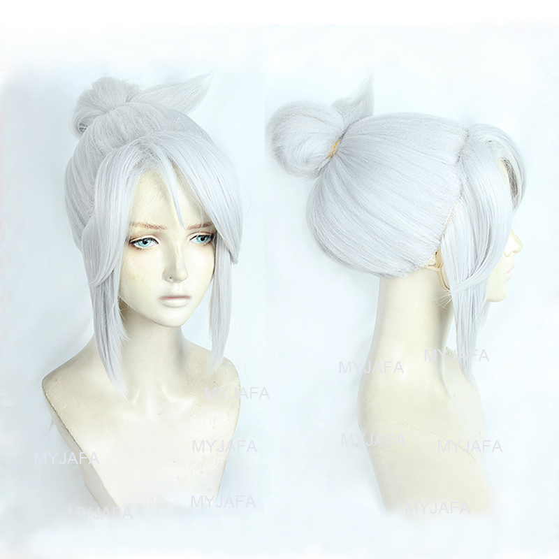 High Quality Jett Cosplay Wig  - Cosplay Anime White Hair recension och pris