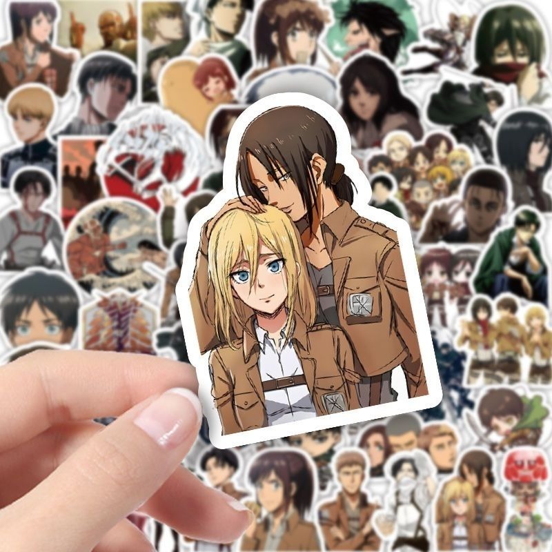 60Pcs Attack on Titan Anime St - Anime Cosplay Cute recension och pris