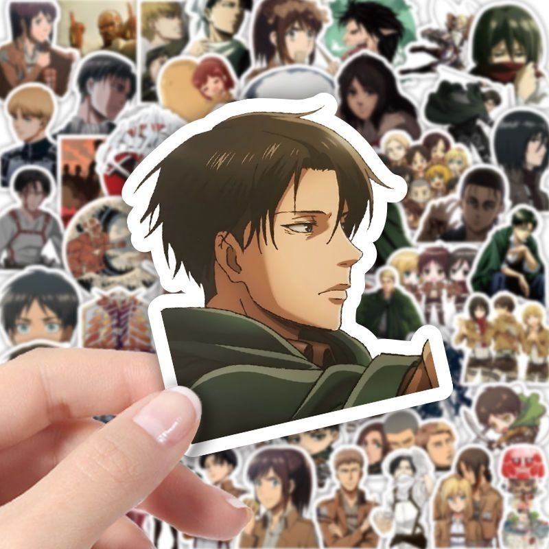 60Pcs Attack on Titan Anime St - Anime Cosplay Cute recension och pris