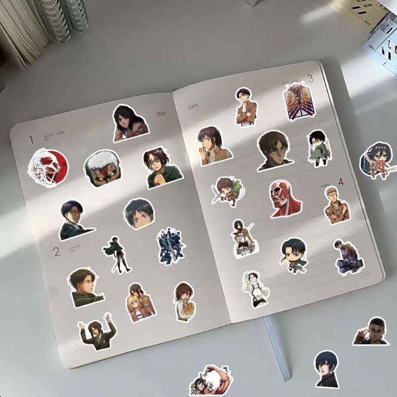 60Pcs Attack on Titan Anime St - Anime Cosplay Cute recension och pris