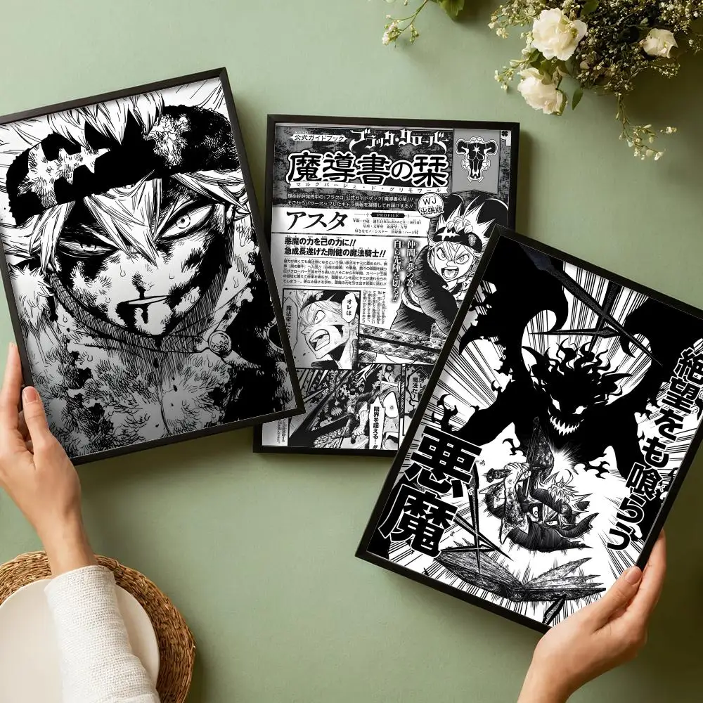 Anime B-Black Clover Poster De - Black Clover Grimoire recension och pris