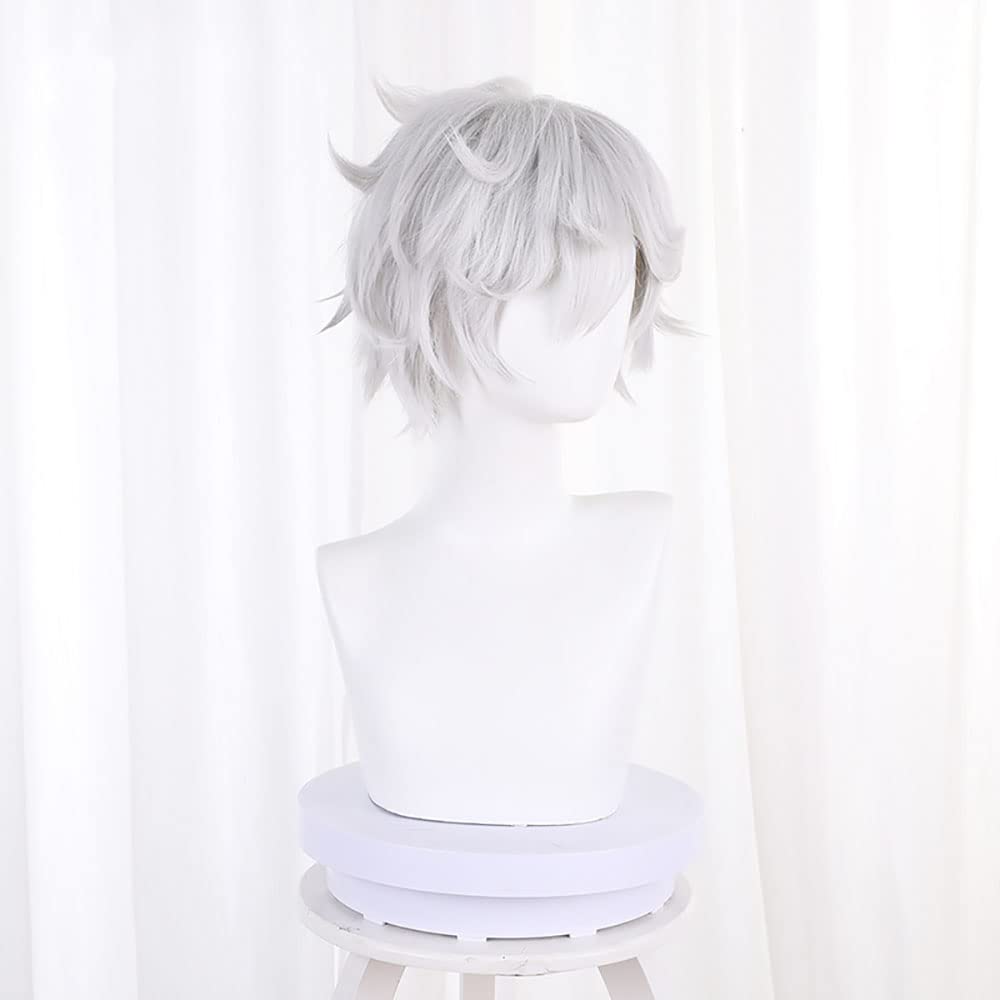 Gabimaru Wig Cosplay Anime Jig - Cosplay Anime White Hair recension och pris