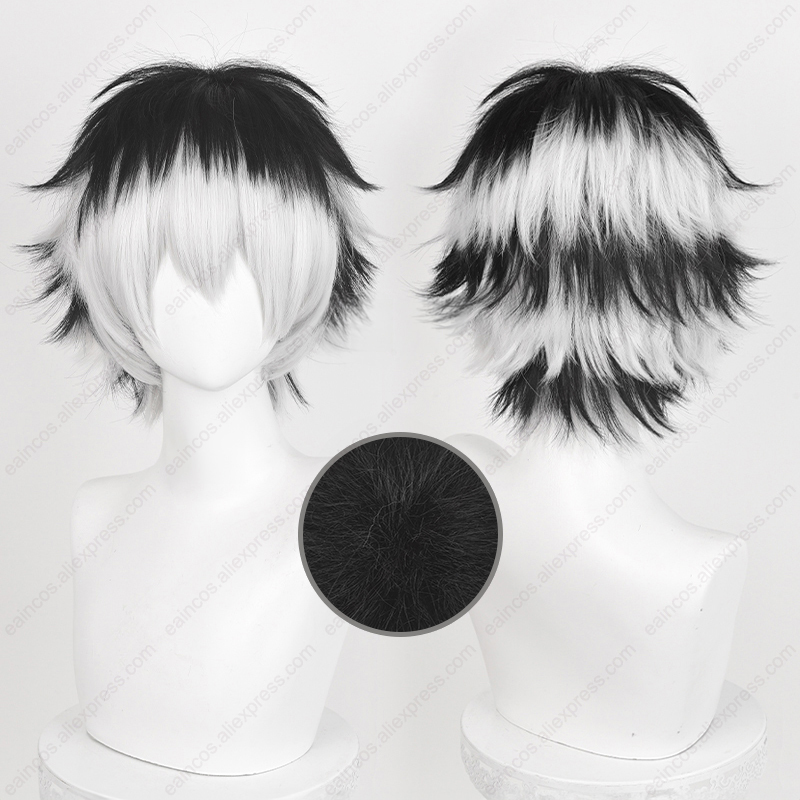 Kotaro Bokuto Cosplay Wig 30cm - Cosplay Anime White Hair recension och pris