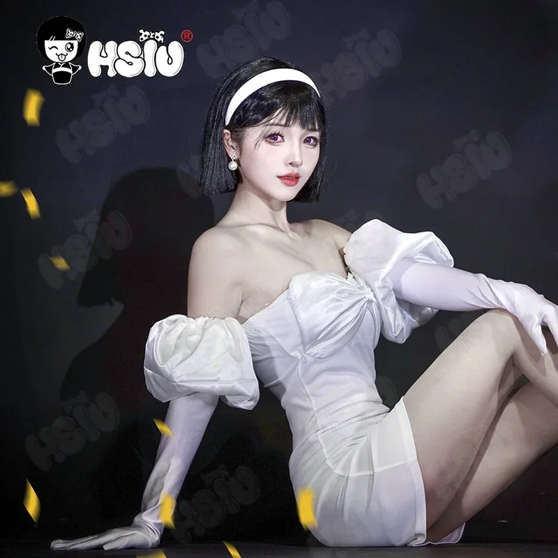 Anime alien stage Costume Whit - Cosplay Anime White Hair recension och pris