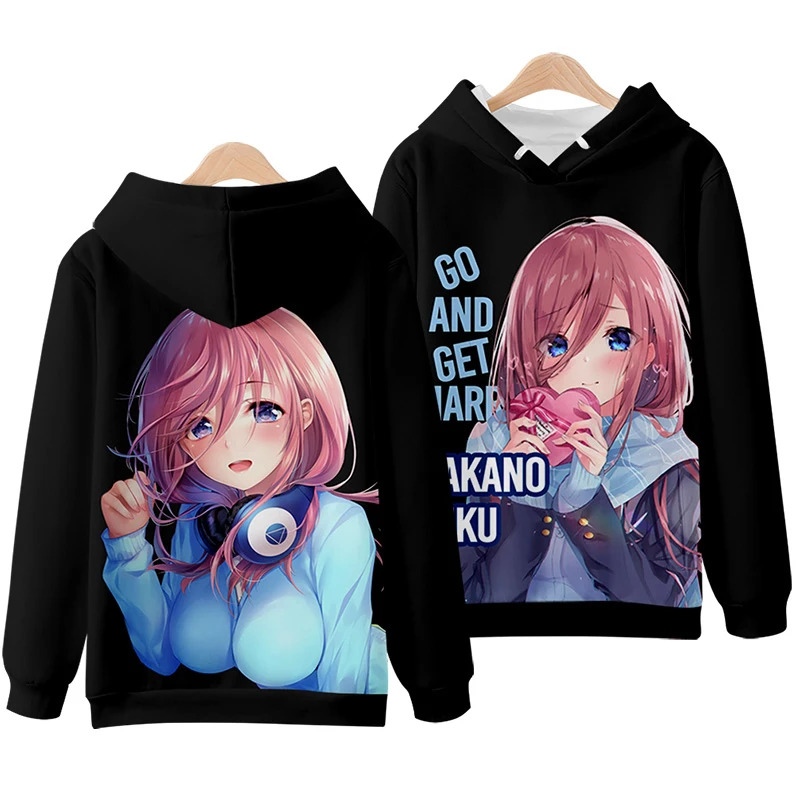 vivi 2025 3D Hoodies The Quint - Quintuplets Anime Cosplay recension och pris