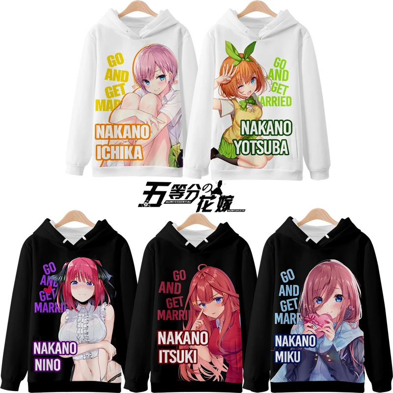 vivi 2025 3D Hoodies The Quint - Quintuplets Anime Cosplay recension och pris