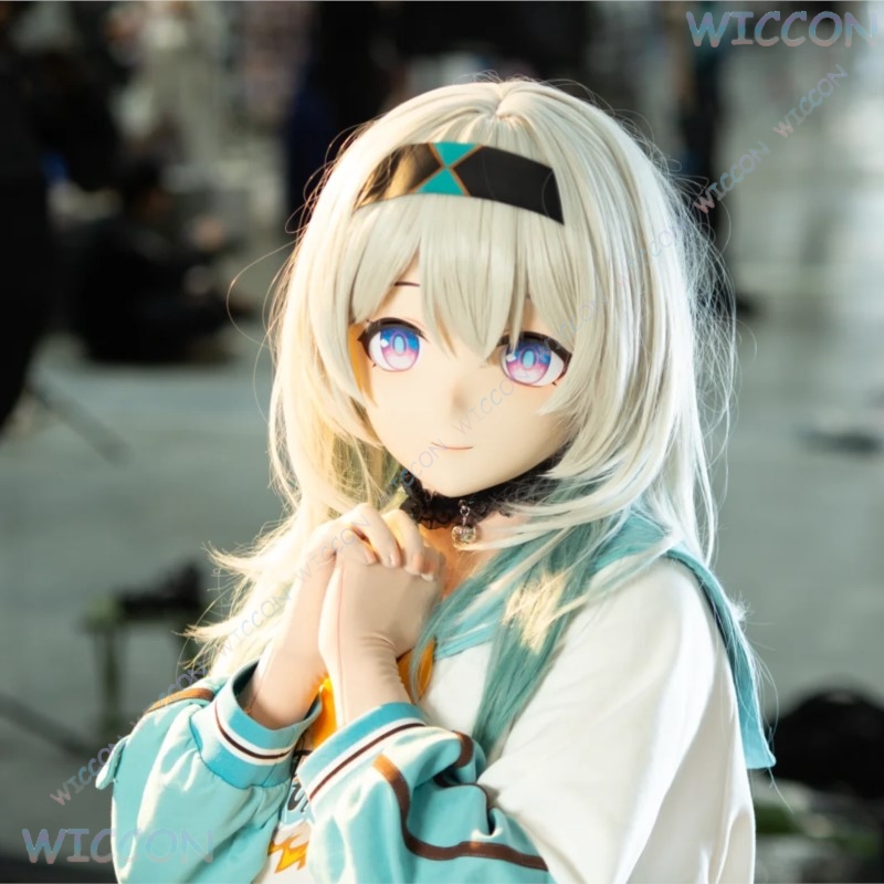 Kigurumi Female Face Mask Anim - Anime Cosplay Diy recension och pris