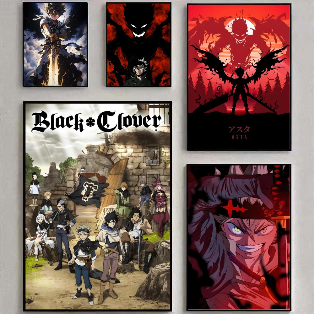 Anime B-Black Clover Poster Po - Black Clover Grimoire recension och pris