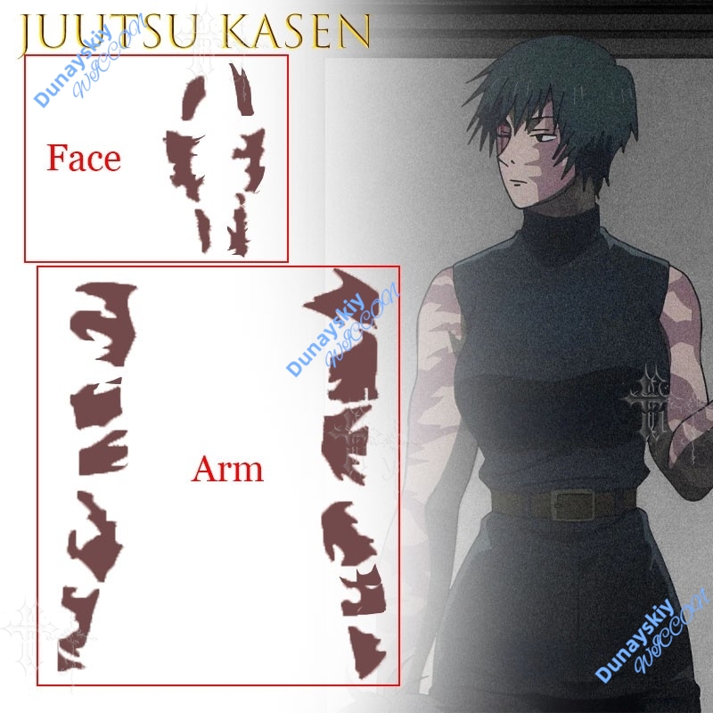 Anime Jujutsu Kaisen Zenin Mak - Anime Cosplay Jujutsu Kaisen recension och pris