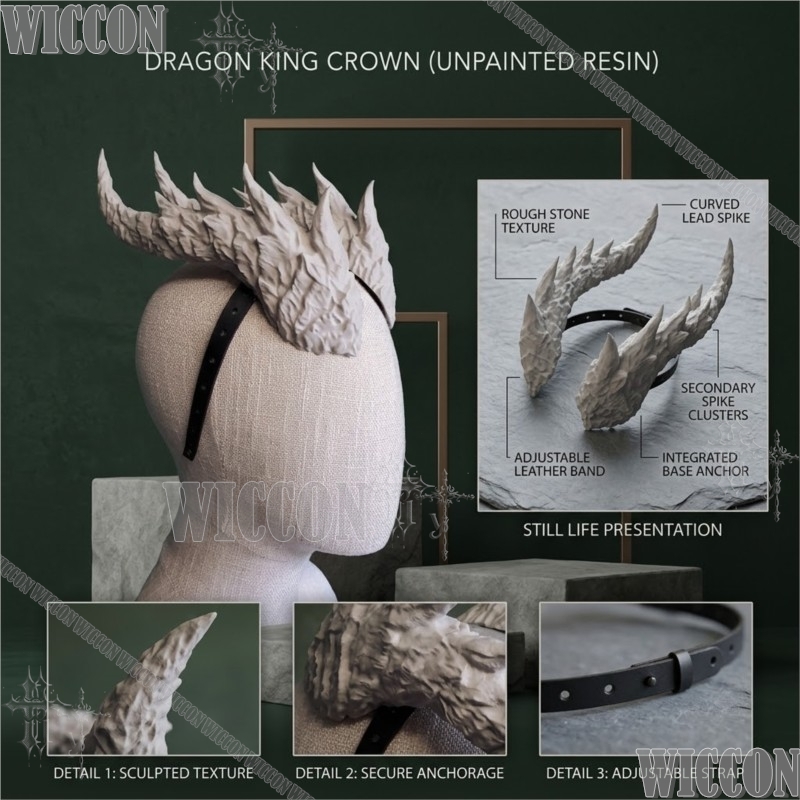 Dragon Horns Cosplay Headband  - Anime Cosplay Festival recension och pris